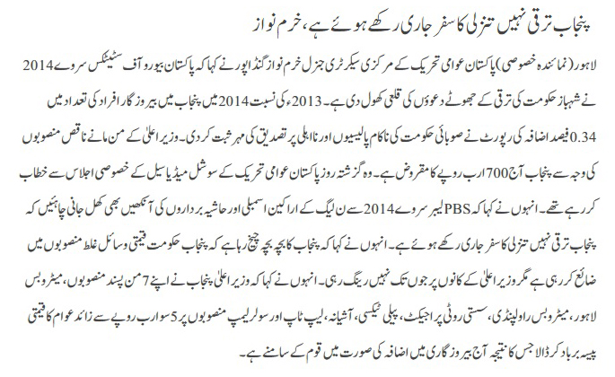 Minhaj-ul-Quran  Print Media CoverageDAILY PAKISTAN BAKC PAGE-1